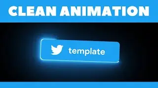 [FREE] Clean Twitter Animation - No Editing/Software Required