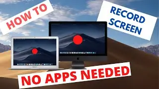 Record screen without any software on a Mac