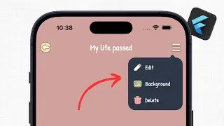 Flutter Popup Menu Tutorial - Custom Dropdown with Arrow & SVG Icons