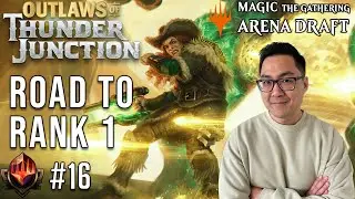 Salvaging The Draft By Going 5 Colors! | Mythic 16 | Road To Rank 1 | OTJ Draft | MTG Arena