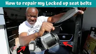How to repair locked up seat belts on the seat ibiza