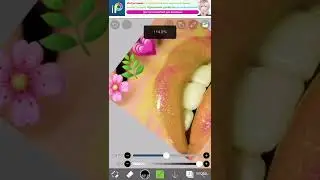 Раскрашиваю губы+история 