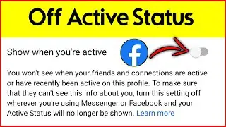 How to Turn Off Your Active Status on Facebook || Hide Active Status