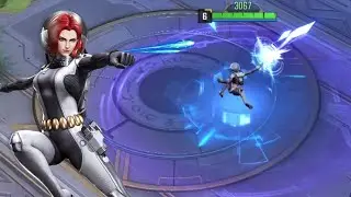 Black Widow Star Membership Skin Gameplay - MARVEL Super War