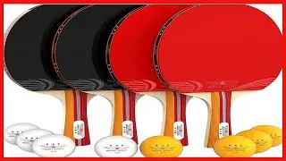 Great product -  NIBIRU SPORT Ping Pong Paddle Sets - Professional Table Tennis Paddles, Balls, Stor
