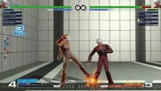 [KOFXIV] K' - 1000 MAX midscreen combo 459 damage