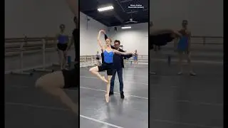 the BEST partner!! 🤩🥰 #ballerina #pointe #shorts