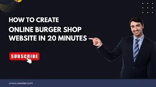 How To Create Online Burger Shop Website In 20 Minutes