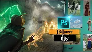 How to make a  fancy Photo manipulation for Halloween (photoshop)