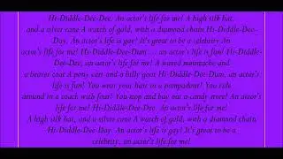 Pinocchio, Hi-Diddle-Dee-Dee Lyrics