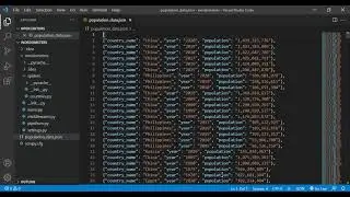 Scrapy Python project - Scraping wordometers.info