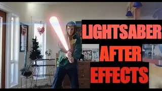LIGHTSABER EFFECT IN AFTER EFFECTS! BEST METHOD! (Tutorial)