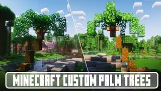Minecraft custom palm tree build ideas