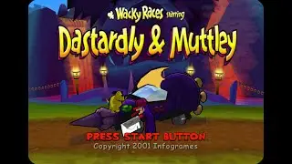 Wacky Races Starring Dastardly and Muttley PS2 Gameplay - All Tracks (No Commentary)