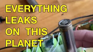 LIDL e-scooter repair - leaky li-ion cell takes out entire pack