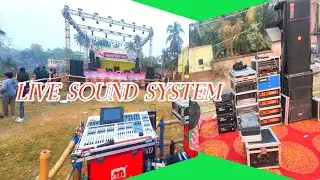 Live Program Sound System Setup | Bass Line Array & Monitor Top Review