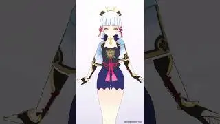 [MMD/Genshin Impact] Ayaka - Gomi Gomi