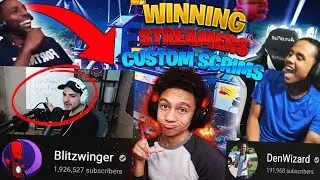 Winning BIG STREAMERS Fortnite Custom Scrim Matches! *RAGE* (Fortnite Battle Royale)