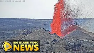 Mauna Loa Eruption Major Change Overnight (Dec. 8, 2022)