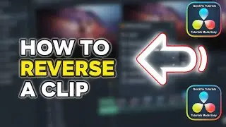 How to REVERSE a Clip in DaVinci Resolve | Davinci Resolve Tutorials for Beginners