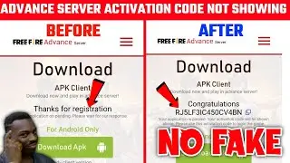 Free Fire Advance Server Activation Code Not Showing | Free Fire Advance Server Code