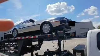Me and my dad drove a Delorean in 2024!