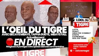 🔴ŒIL DU TIGRE AVEC BÉCAYE MBAYE, TAPHA GUÈYE, MBAYE FALL ET MODOU MBAYE / 07 JUILLET 2024
