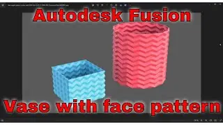 Angled Facet Vase Design in Autodesk Fusion