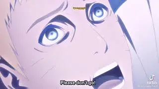 Kurama saying Goodbye to Naruto.    Clip that I always cry