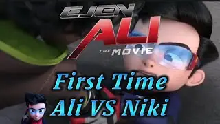 Ejen Ali The Movie - Pertarungan Ali VS Niki Ketika Pertama Kali Bertemu