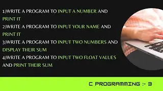 C program to input number, name and print it | C program to input 2 integer/float and find sum.