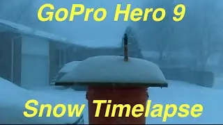 GoPro Hero 9 Timelapse of snow storm