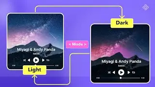 Dark And Light Modes Cards Using Auto Layout | Figma Tutorial 2024