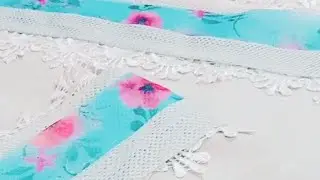 LASE ATACH SLEEVE DESIGN ||Frock||short top||Nighty||Wedding dress||Party wear||churidar