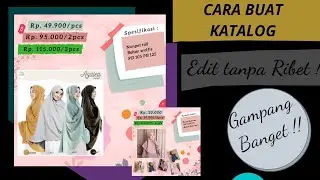 MUDAH BANGET..!! INI DIA CARA BUAT KATALOG (PROMOSI) UNTUK OLSHOP PEMULA