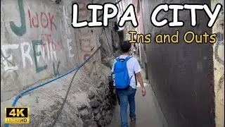 Real life Walk in LIPA CITY Batangas Philippines [4K]