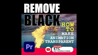 REMOVE BLACK BACKGROUND | ADOBE PREMIERE PRO | #shorts