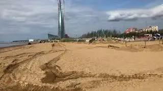 Наезд танка на человека во время фестиваля в Петербурге 29 апреля 2018