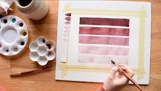 Beginner Watercolor Exercises~ Part 1- Transparency