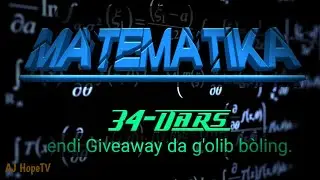 34-Dars. Ko'phadni ko'phadga ko'paytirish va bo'lish | Matematikani 0 dan o'rganamiz
