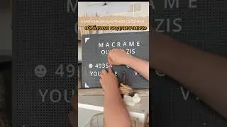 Очень жду 50 тысяч на ютубе! Буду отмечать! #макраме #macrame #творчество