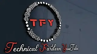 3D Logo Design! Make Logo 3D in Mobile Phone! How To Make Professional Logo Of 3D