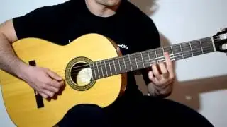 Estudio de Tárrega en Em para guitarra clásica