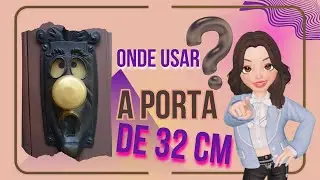 🟠Onde usar a PORTA de 32cm?