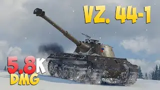 Vz. 44-1 - 6 Kills 5.8K DMG - A worthy game! - World Of Tanks