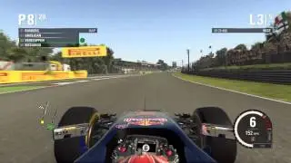 F1 2015 Verstappen defending on power track Monza
