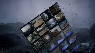 Apocalyptic video wall - Motion graphics & video #shorts