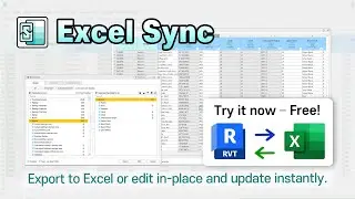Revit Addin - Excel Sync [BIMIL Free]