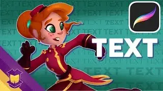 How to Use Procreate's New TEXT & ANIMATION Tools in Version 4.3!