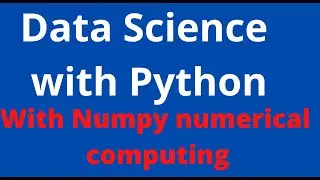 Python basics to get started with data science | Data science  with Python for complete beginners